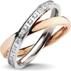 Silver & Pink Rose Gold