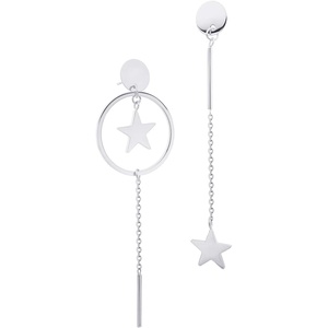 image:image555Jewelry Stainless Steel Dangle Drop Star Tassel Earrings for Women amp LadiesSilver