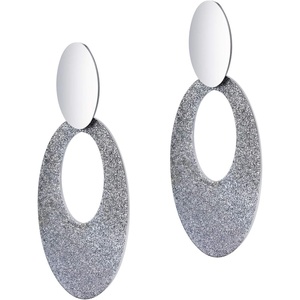 image:image555Jewelry Womens Stainless Steel Teardrop Dangle Hanging Hypoallergenic EarringsSilver  Style 2