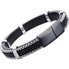 Black Leather & Black Clasp