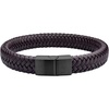 Brown Leather & Black Clasp