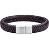 Brown Leather & Silver Clasp