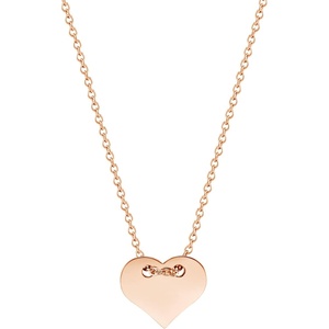 image:image555Jewelry Dainty Stainless Steel Sliding Heart Necklace for Women amp LadiesRose Gold