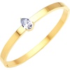Gold - Teardrop CZ