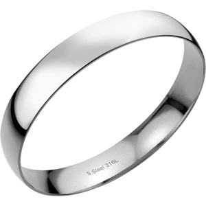 image:image555Jewelry 12mm Wide Stainless Steel Solid Slip On Bangle Bracelet for Women With Small WristSilver Small