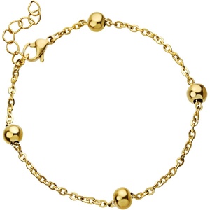 image:image555Jewelry 2mm Stainless Steel Adjustable Cable Link Chain Bead Bracelets for Women Dainty Bracelets for Women Beaded Bracelets for Ladies Womens Beaded Bracelets Sliver 8 InchGold