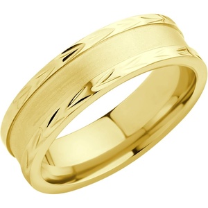 image:image555Jewelry 4mm Sandblast Stainless Steel CZ Wedding Band Ring for Women amp MenGold Style 7