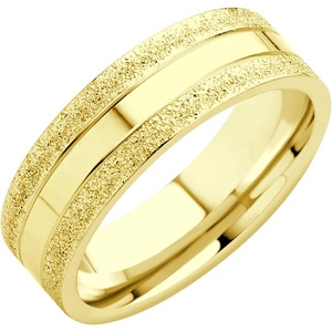 image:image555Jewelry 4mm Sandblast Stainless Steel CZ Wedding Band Ring for Women amp MenGold Style 8