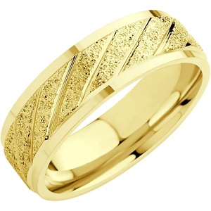 image:image555Jewelry 4mm Sandblast Stainless Steel CZ Wedding Band Ring for Women amp MenGold Style 9