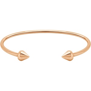 image:image555Jewelry Stainless Steel Open Cuff Bangle Spike Bracelet for Women amp LadiesRose Gold