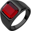 Black - Red CZ