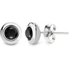 Silver & Black Cubic Zirconia