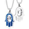 Silver & Blue + White CZ