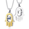 Silver & Gold + Blue CZ