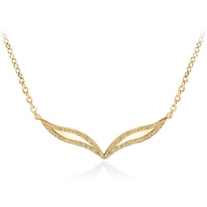 image:image555Jewelry Stainless Steel Extendable Sparkly Cat Eyes Necklace for Women amp LadiesRose Gold